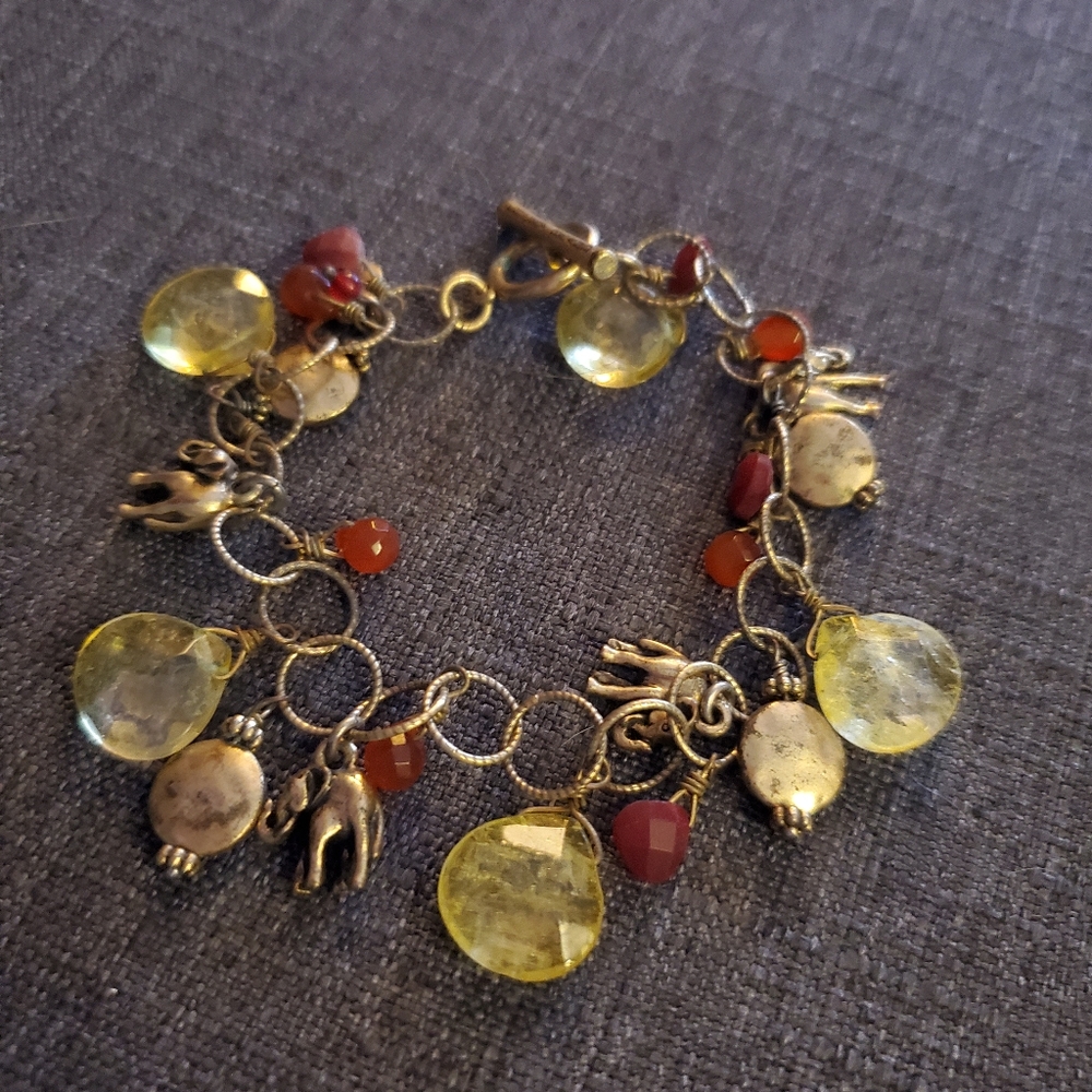 Lucky brand elephant bracelet